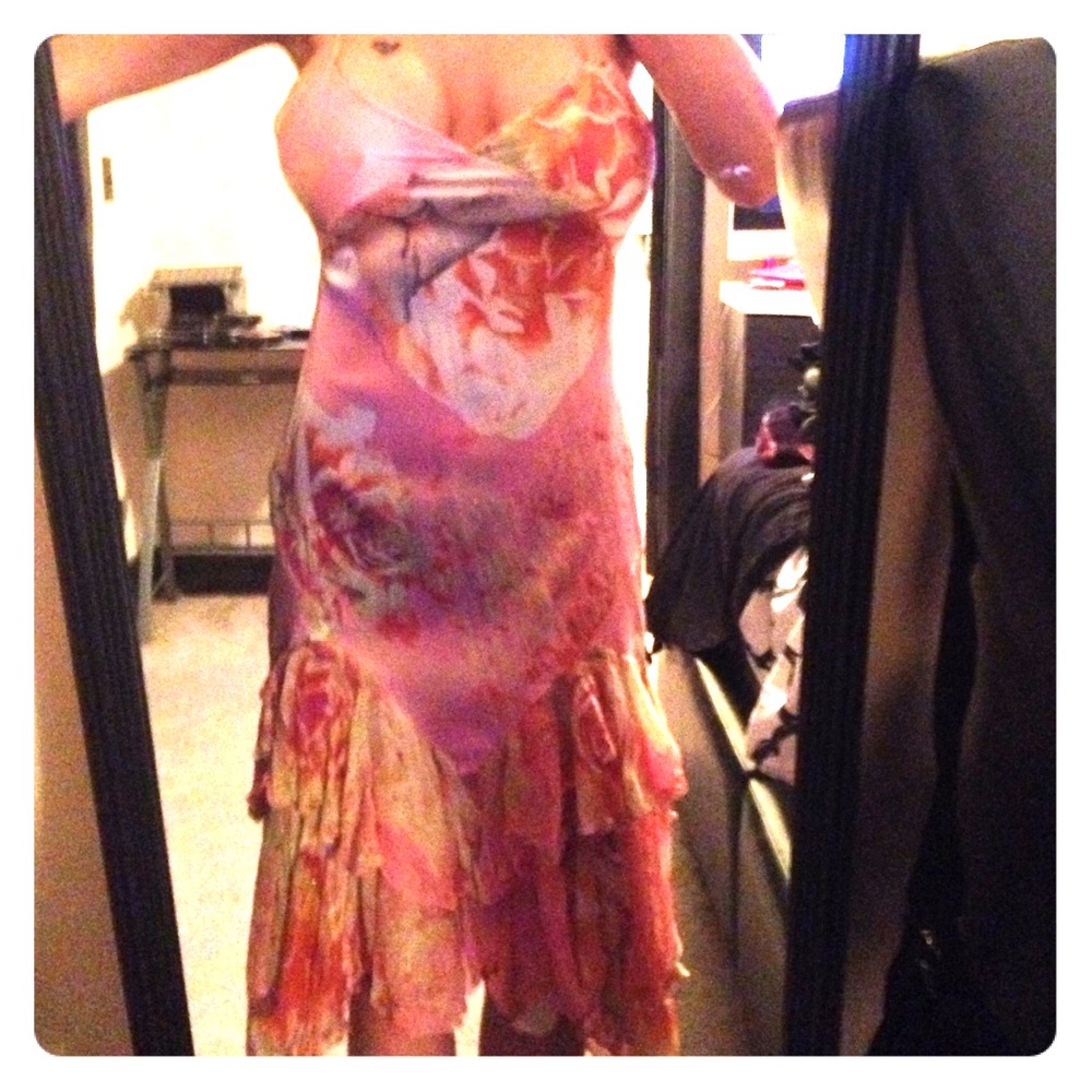 Vintage Roberto Cavalli Floral Dress - Picture 4 of 6